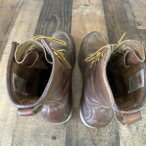 Red Wing Irish Setter 4583 Moc Toe Work Boots Mens 9.5 D - Picture 10 of 12